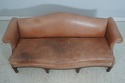 L72258: HICKORY CHAIR CO Camelback Leather Sofa