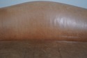 L72258: HICKORY CHAIR CO Camelback Leather Sofa
