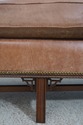 L72258: HICKORY CHAIR CO Camelback Leather Sofa
