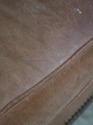 L72258: HICKORY CHAIR CO Camelback Leather Sofa