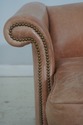 L72258: HICKORY CHAIR CO Camelback Leather Sofa