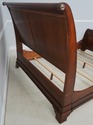 72174: ETHAN ALLEN Mahogany Newport Sleigh Queen S