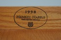 72246: HENKEL HARRIS Mahogany Dropleaf Pembroke Ta
