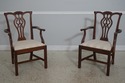 L72271: Set of 8 STICKLEY Chippendale Mahogany Din
