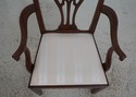 L72271: Set of 8 STICKLEY Chippendale Mahogany Din