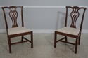 L72271: Set of 8 STICKLEY Chippendale Mahogany Din