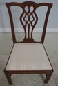 L72271: Set of 8 STICKLEY Chippendale Mahogany Din