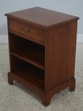 72268: Pair STICKLEY Cherry 1 Drawer Nightstands