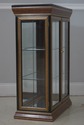 LF71688: Italian 2 Door Etched Glass Decorated Cur