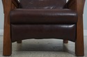 F69402: STICKLEY Mission Cherry & Walnut Morris Ch