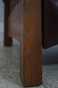 F69402: STICKLEY Mission Cherry & Walnut Morris Ch
