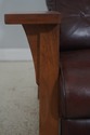 F69402: STICKLEY Mission Cherry & Walnut Morris Ch