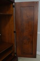 72077: ROM WEBER Burl Elm Walnut Armoire Cabinet