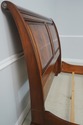 72174: ETHAN ALLEN Mahogany Newport Sleigh Queen S