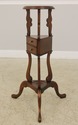 F55771EC: Vintage Mahogany 2 Drawer Wig Stand Plan