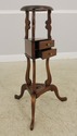 F55771EC: Vintage Mahogany 2 Drawer Wig Stand Plan