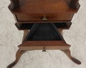 F55771EC: Vintage Mahogany 2 Drawer Wig Stand Plan