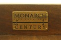 51918EC: CENTURY Parquet Inlaid Secretary Desk w. 