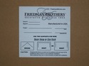 38413EC: FRIEDMAN BROTHERS #6343 Small Gold Carved