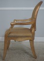 44540: Pair HENREDON Gold Finish Decorator Open Ar