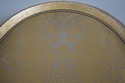 44540: Pair HENREDON Gold Finish Decorator Open Ar