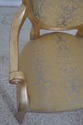 44540: Pair HENREDON Gold Finish Decorator Open Ar