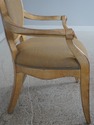 44540: Pair HENREDON Gold Finish Decorator Open Ar