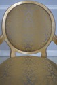 44540: Pair HENREDON Gold Finish Decorator Open Ar