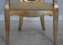 44540: Pair HENREDON Gold Finish Decorator Open Ar