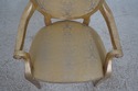 44540: Pair HENREDON Gold Finish Decorator Open Ar