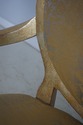 44540: Pair HENREDON Gold Finish Decorator Open Ar