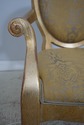 44540: Pair HENREDON Gold Finish Decorator Open Ar