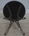 66293EC: MAITLAND SMITH Round Marble Top Chain Bas