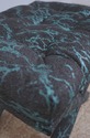 73067: Pair Of Designer Blue & Gray Upholstered Be