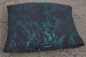 73067: Pair Of Designer Blue & Gray Upholstered Be