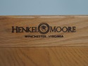 73033: HENKEL HARRIS MOORE Leather Top Executive D