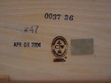 73084: STICKLEY Colonial Williamsburg Mahogany Dou