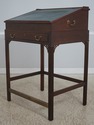 L72252: KITTINGER Leather Top Mahogany Architects 