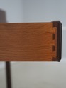 L72252: KITTINGER Leather Top Mahogany Architects 