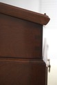L72252: KITTINGER Leather Top Mahogany Architects 