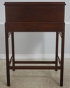 L72252: KITTINGER Leather Top Mahogany Architects 