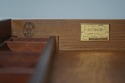 L72252: KITTINGER Leather Top Mahogany Architects 