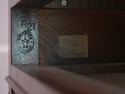 L72252: KITTINGER Leather Top Mahogany Architects 