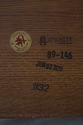 73023: STICKLEY Mission Oak Oval Library Table