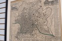 LF68428: Vintage Map Of Rome Italy In Frame