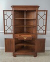 60077EC: SUTERS Walnut Chippendale Style Corner Ca