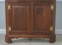 60077EC: SUTERS Walnut Chippendale Style Corner Ca