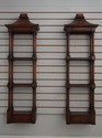 68388: Pair CABRIDGE Chinese Pagoda Top Wall Hangi