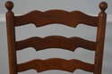 L68338: Set of 8 BAKER Cane Seat Oak Ladder Back D