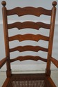 L68338: Set of 8 BAKER Cane Seat Oak Ladder Back D